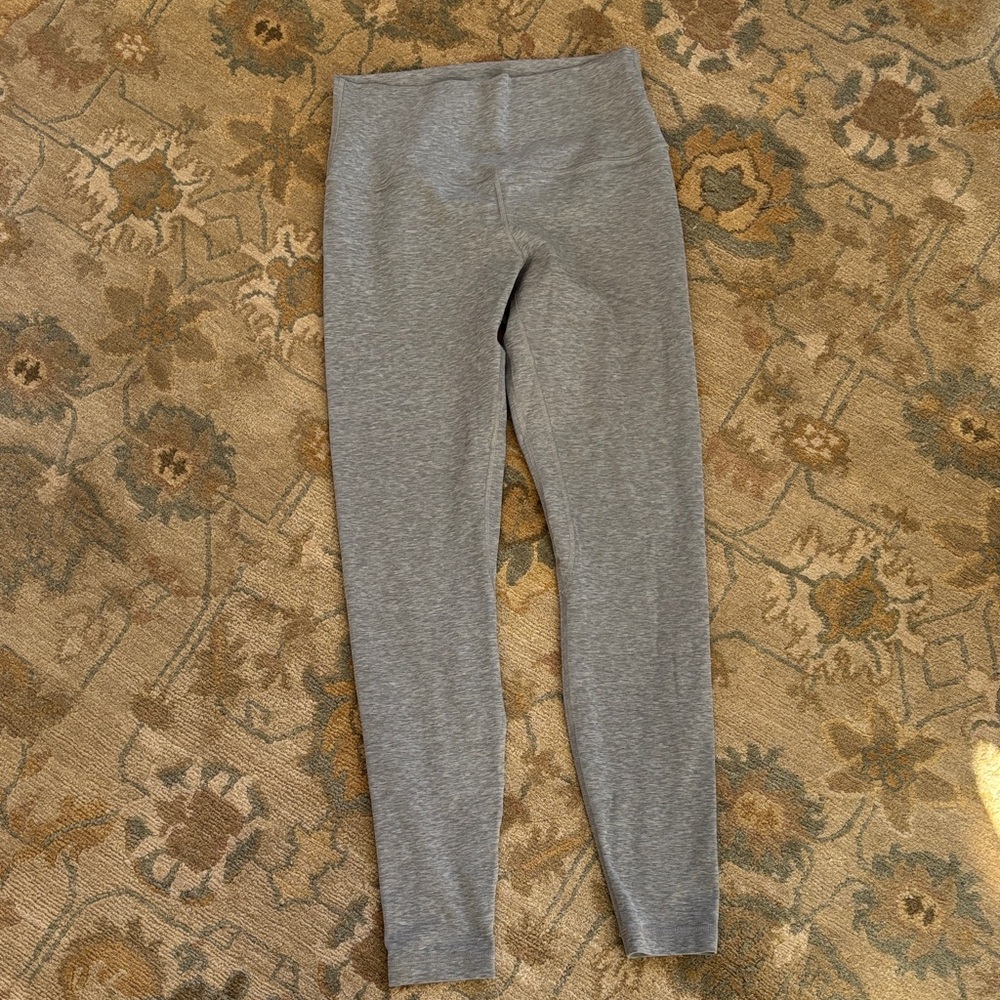 lululemon heather gray full length leggings